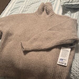 lululemon athletica Cream Turtleneck Sweater